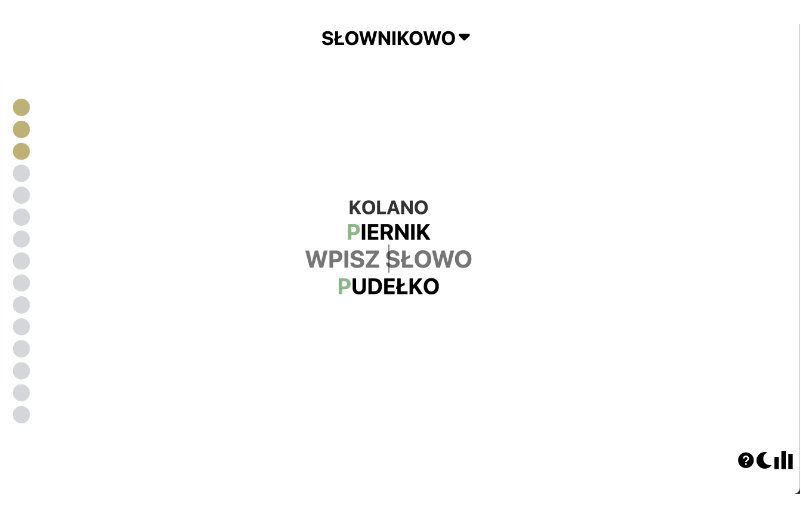 Słownikowo – zrzut ekranu