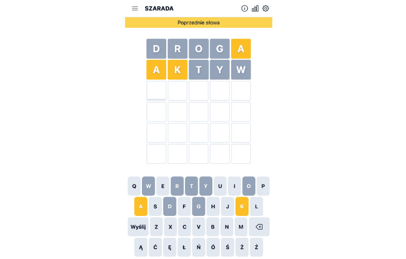 Szarada.fun – zrzut ekranu
